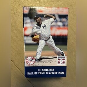 2025 New York Yankees CC Sabathia Hall of Fame Plaque / New / Limited Edition